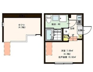 五反野駅 徒歩9分 2階の物件間取画像